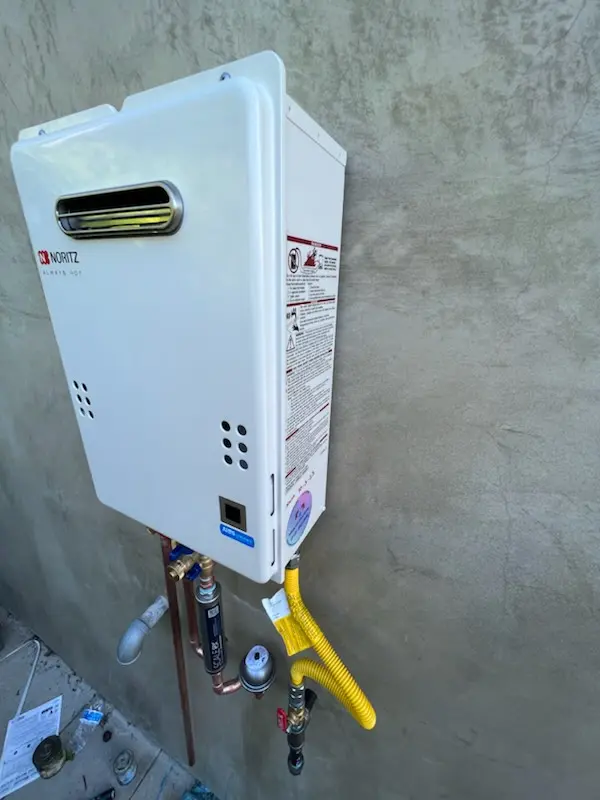 Tankless water heater installation for Gilford homes